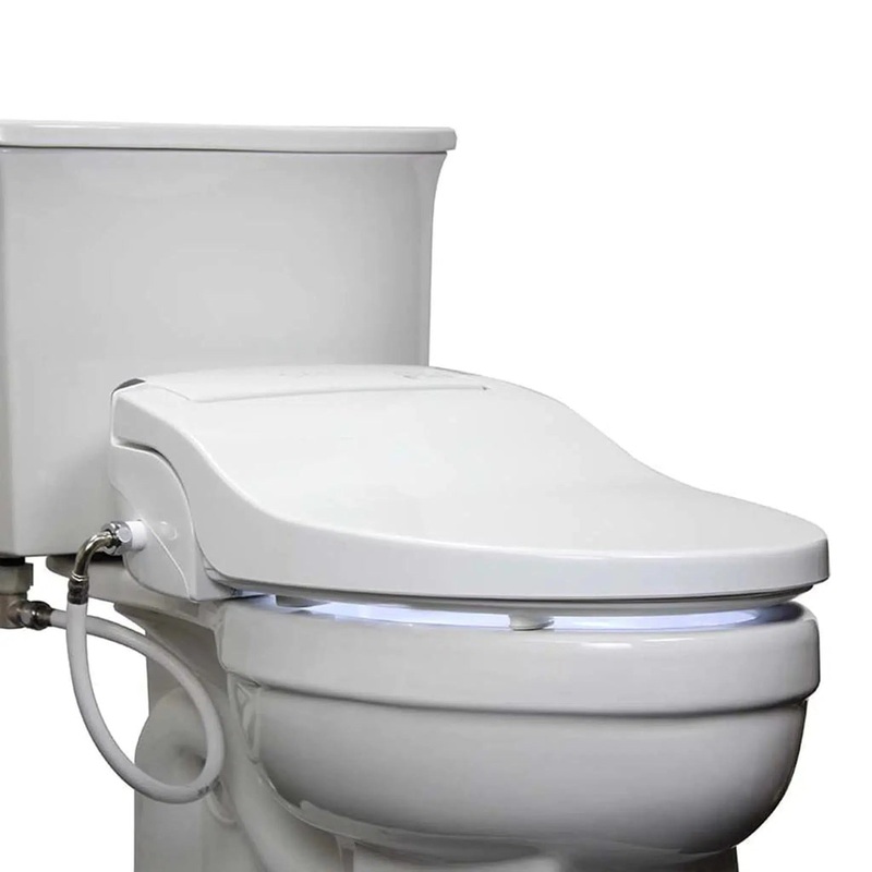 Alpha Bidet JX 15" White Elongated Bidet Toilet Seat