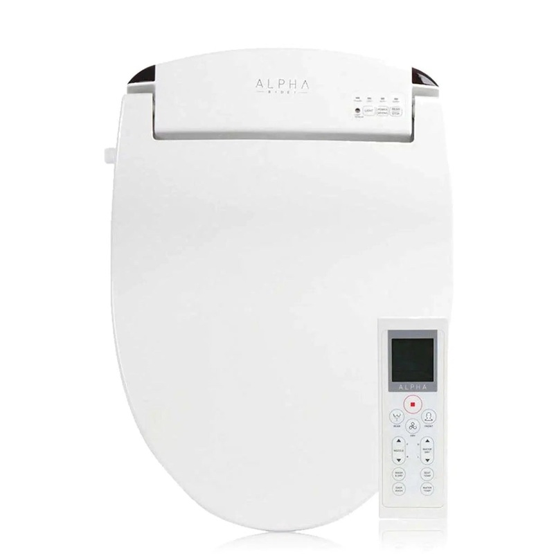Alpha Bidet JX White Round Bidet Toilet Seat