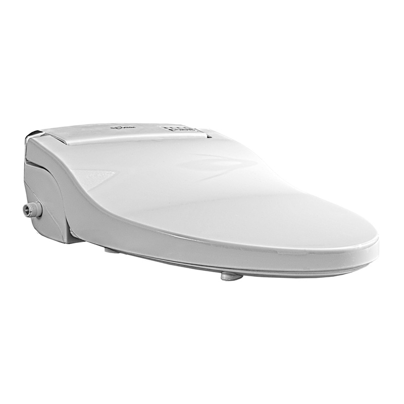 Galaxy GB-5000-EW White Hybrid Heating-System Elongated Bidet Seat With Remote Control and LED Night Light